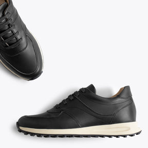 YORK Zapatillas de vestir para hombre NEGRAS