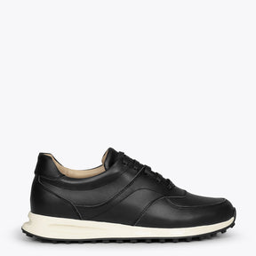 YORK Zapatillas de vestir para hombre NEGRAS