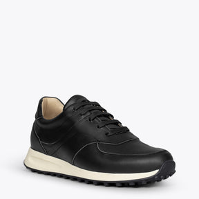 YORK Zapatillas de vestir para hombre NEGRAS